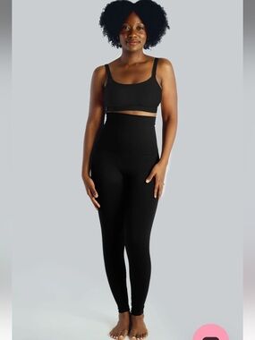 Belly Bandit NEW Mother Tucker Postpartum Compression Leggings- Black Small